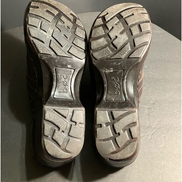 BOC Brown Leather Clogs 7 M - Picture 5 of 9